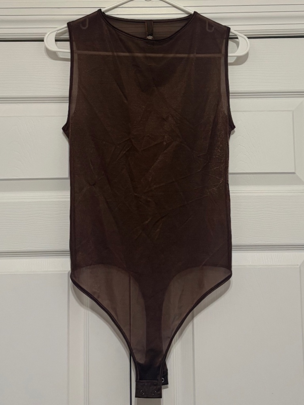 NWOT SKIMS Glissenette Sheer Body Suit